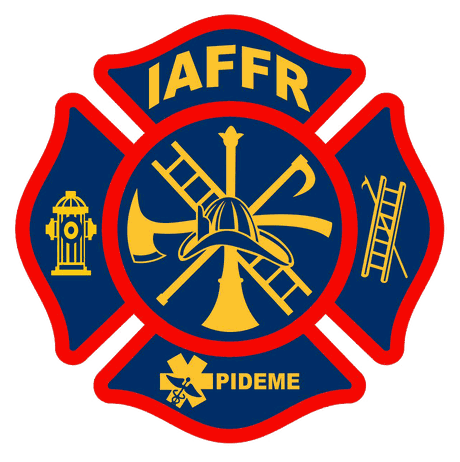 Escudo de la International Academy of Fire Fighting and Rescue