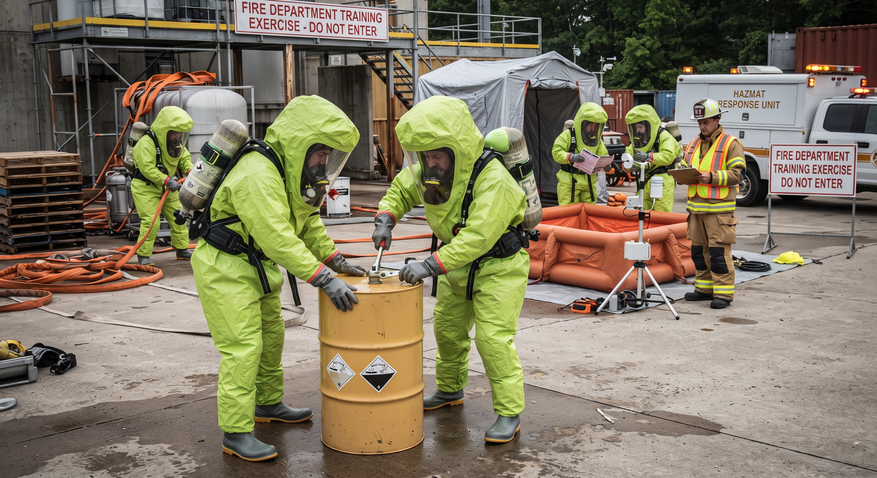Curso de bombero especialista en materiales peligrosos